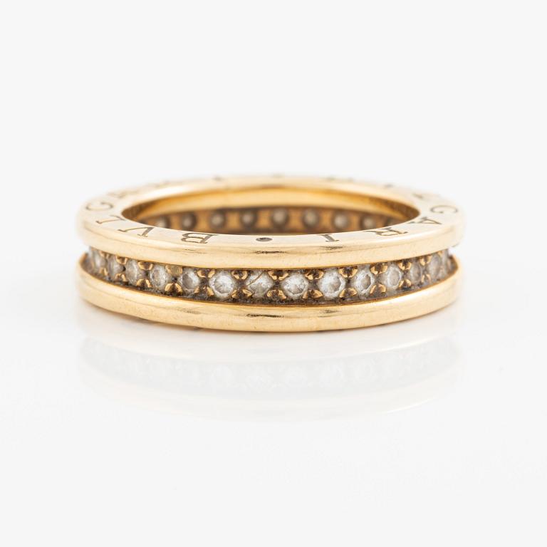 Bulgari, ring, B.Zero1, 18K gold with brilliant-cut diamonds.