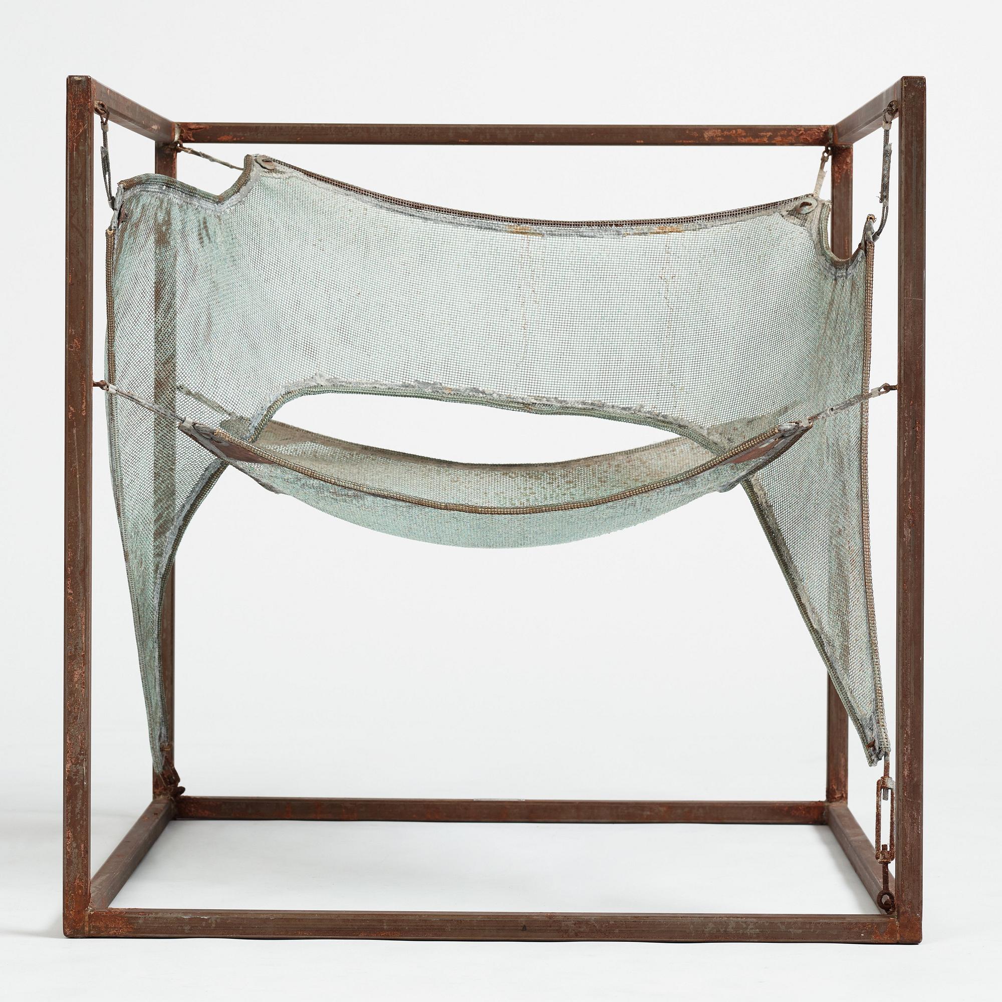 Sigurdur Gustafsson, an easy chair / sculpture, 'Wind', ed. 25/33, Källemo, Sweden, post 2003.