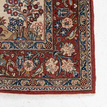 Rug, oriental, figural, approx. 138 x 212 cm.