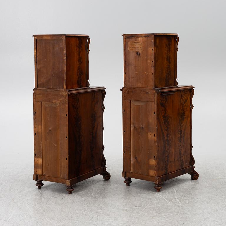 A pair of cabinets, late 19th Century.
