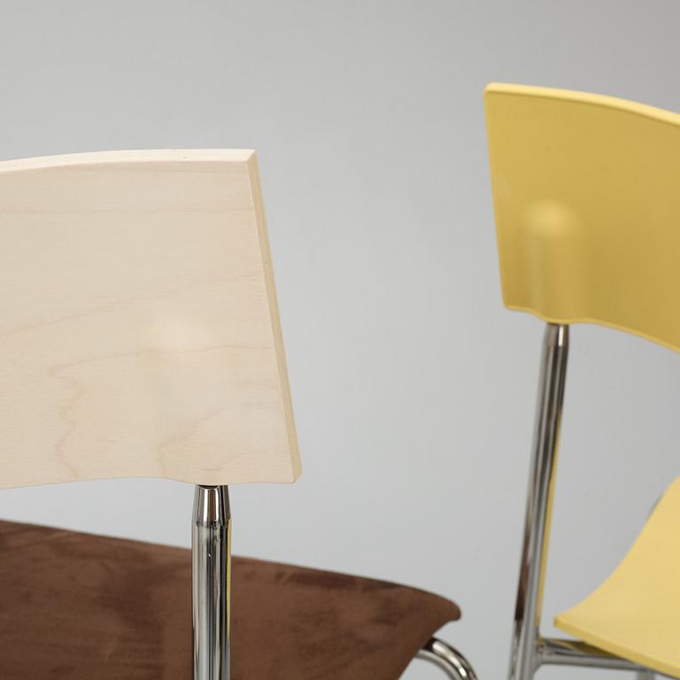 Johannes Foersom & Peter Hiort-Lorenzen, a set of eight 'Campus' chairs, Lammhults, after 1992.