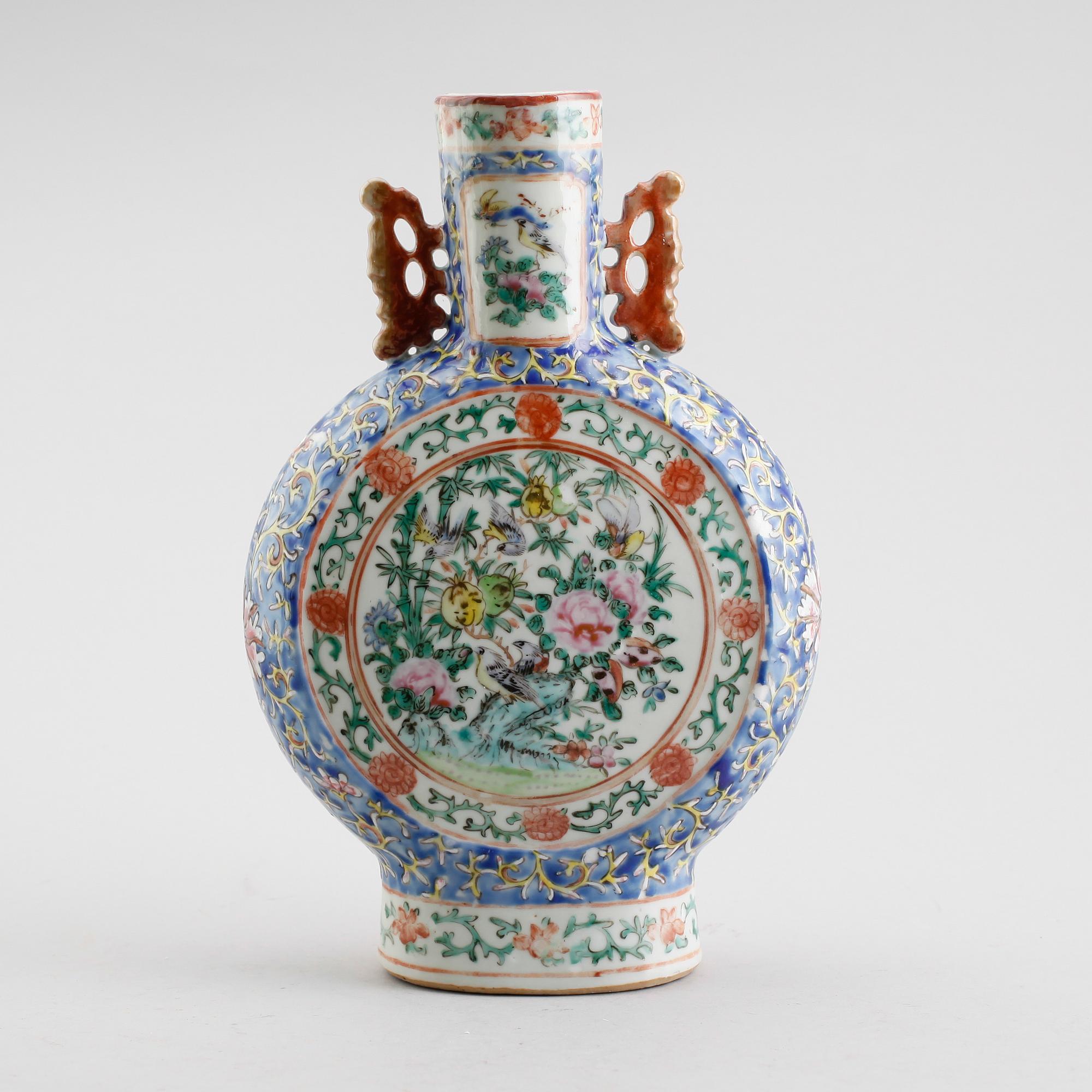 PILGRIMSKRUS, porslin, Kina, 1800-tal.