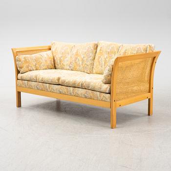 Arne Norell, a 'Rotang' beech and rattan sofa, Norell Möbel AB.