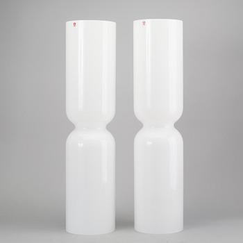 Harri Koskinen, ljuslyktor, 2 st "Lantern 60", Iittala, 2000-tal.