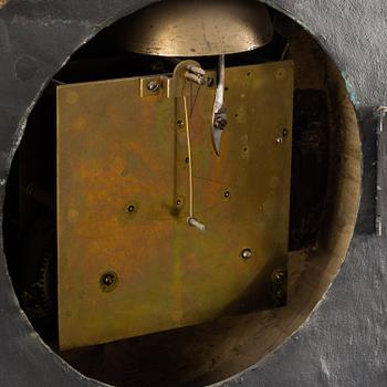 A late Gustavian wall clock by Johan Nyberg (master in Stockholm 1787-1801).