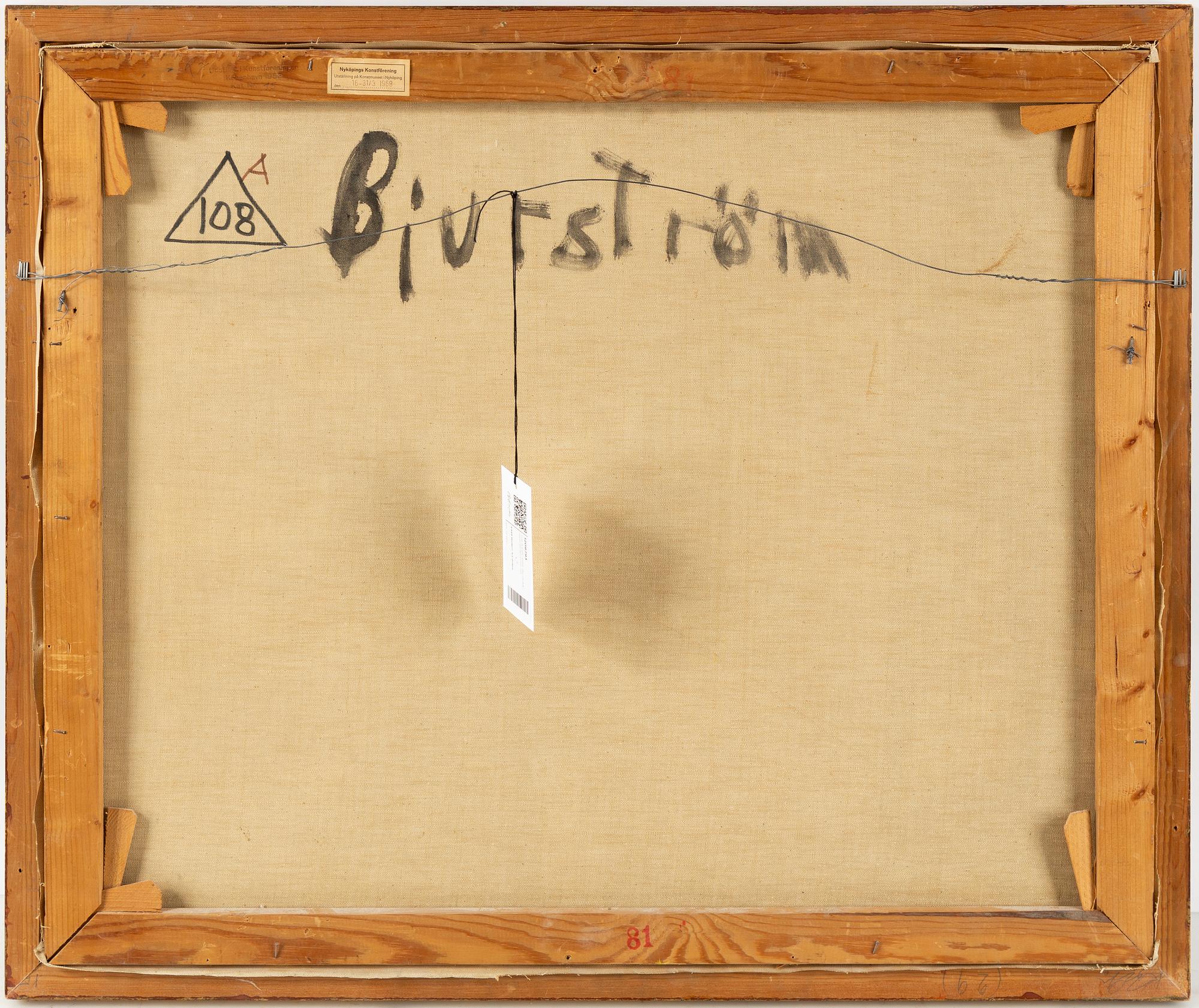 TOR BJURSTRÖM, olja på duk, signerad Bjurström.