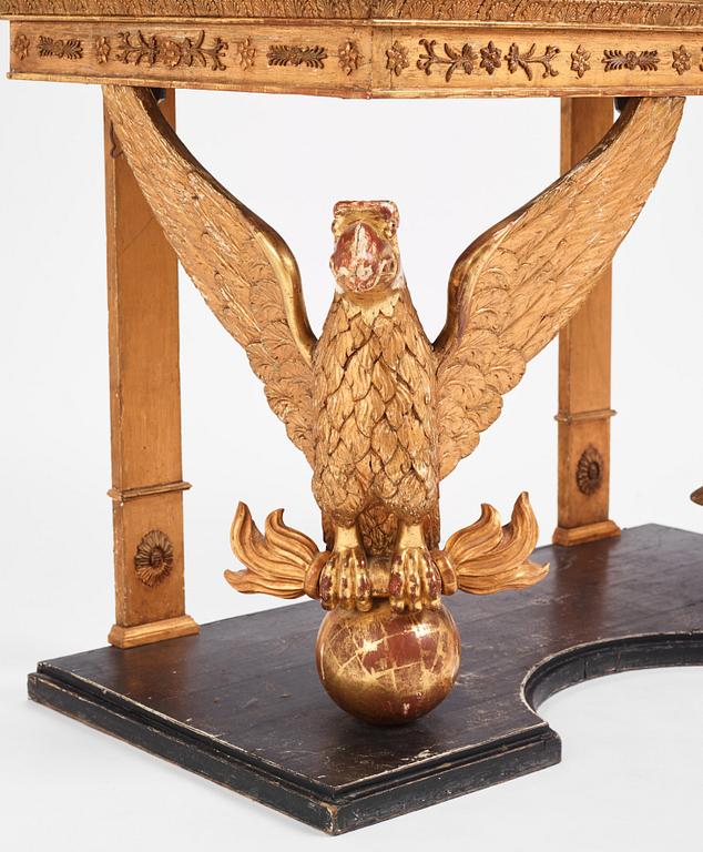 Konsolbord, Stockholmsarbete, tidigt 1800-tal, Empire.