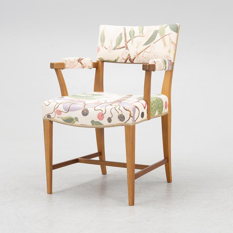 Josef Frank, a model 695 armchair, Firma Svenskt Tenn, Sweden.