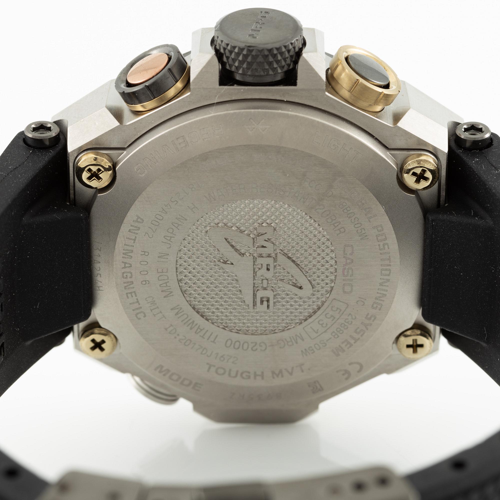 Casio, G-Shock, "Mr G", wristwatch, 54.7 x 49.8 mm.