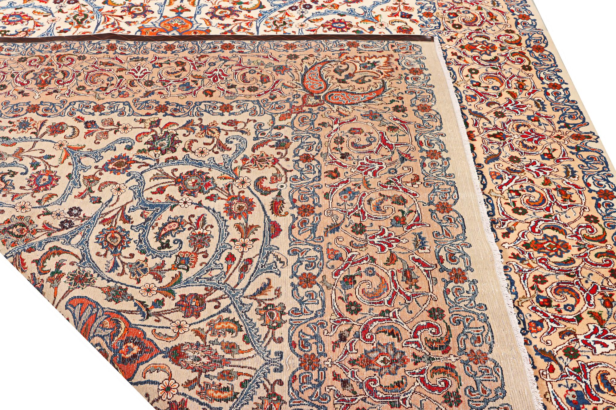 A Kashmar carpet, c. 383 x 293 cm.