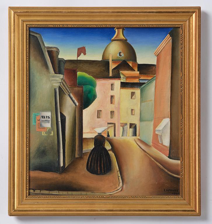 Waldemar Lorentzon, Cityscape, France.