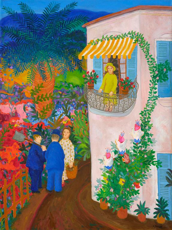 Lennart Jirlow, On the balcony, Provence.
