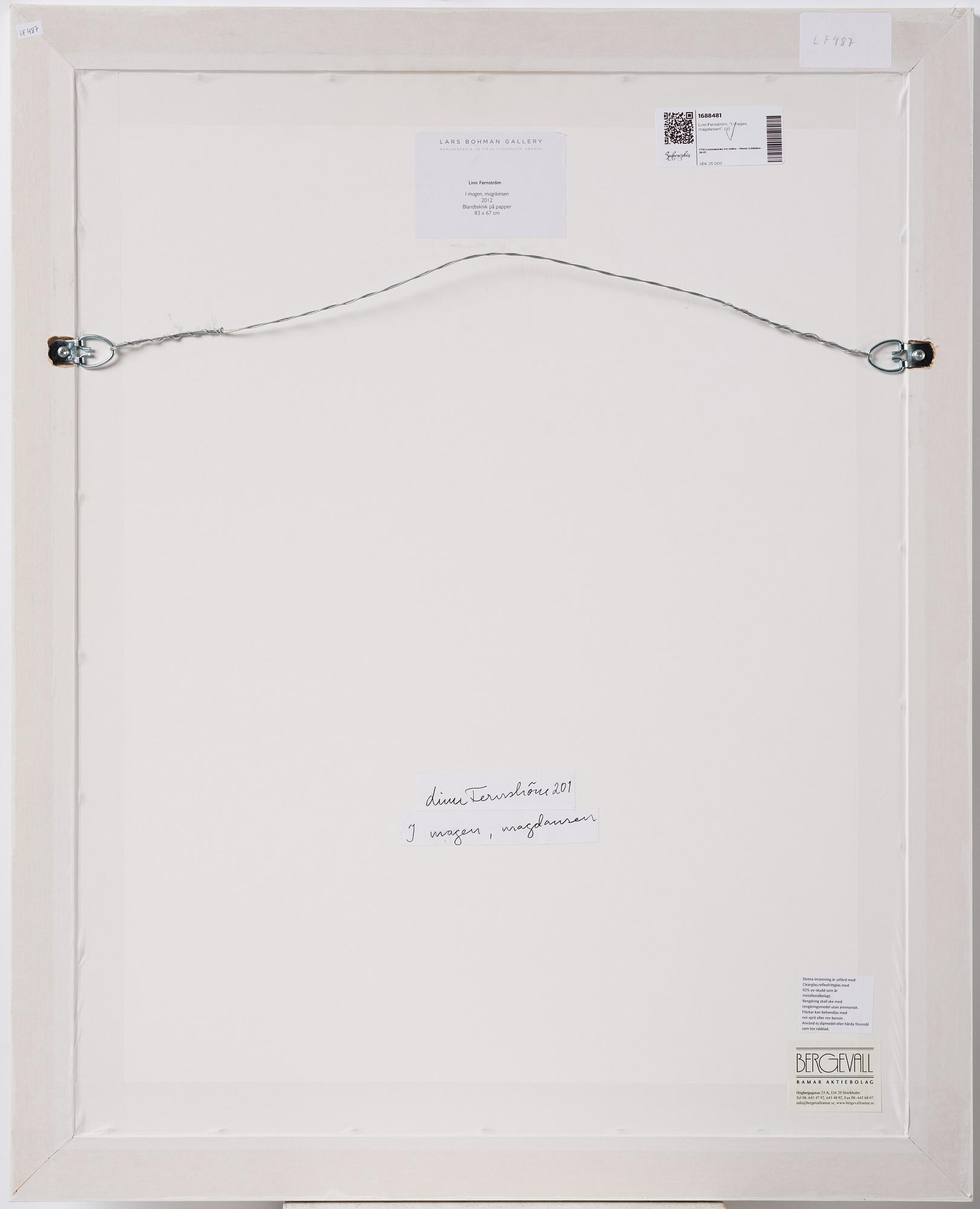 Linn Fernström, "I magen, magdansen".