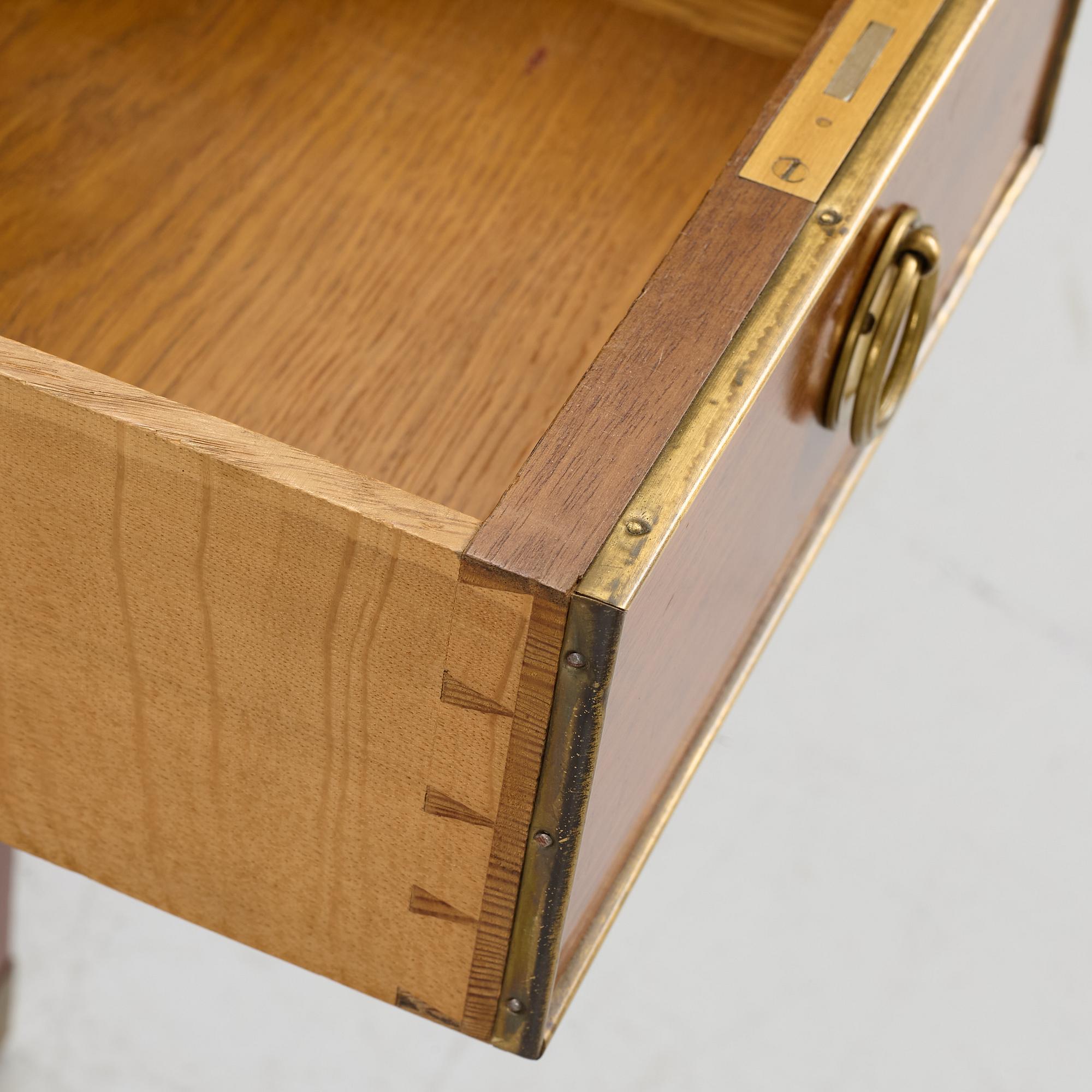 A Gustavian style desk, Lindells Möbelaktiebolag,  Sweden, mid20th century.