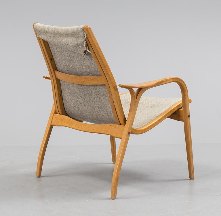 YNGVE EKSTRÖM, an oak 'Laminett' armchair from Swedese.