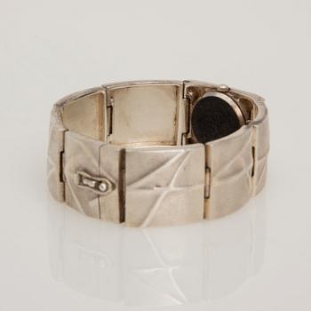 ARMBANDSUR "Istaral", sterlingsilver, Björn Weckström Lapponia 1998.