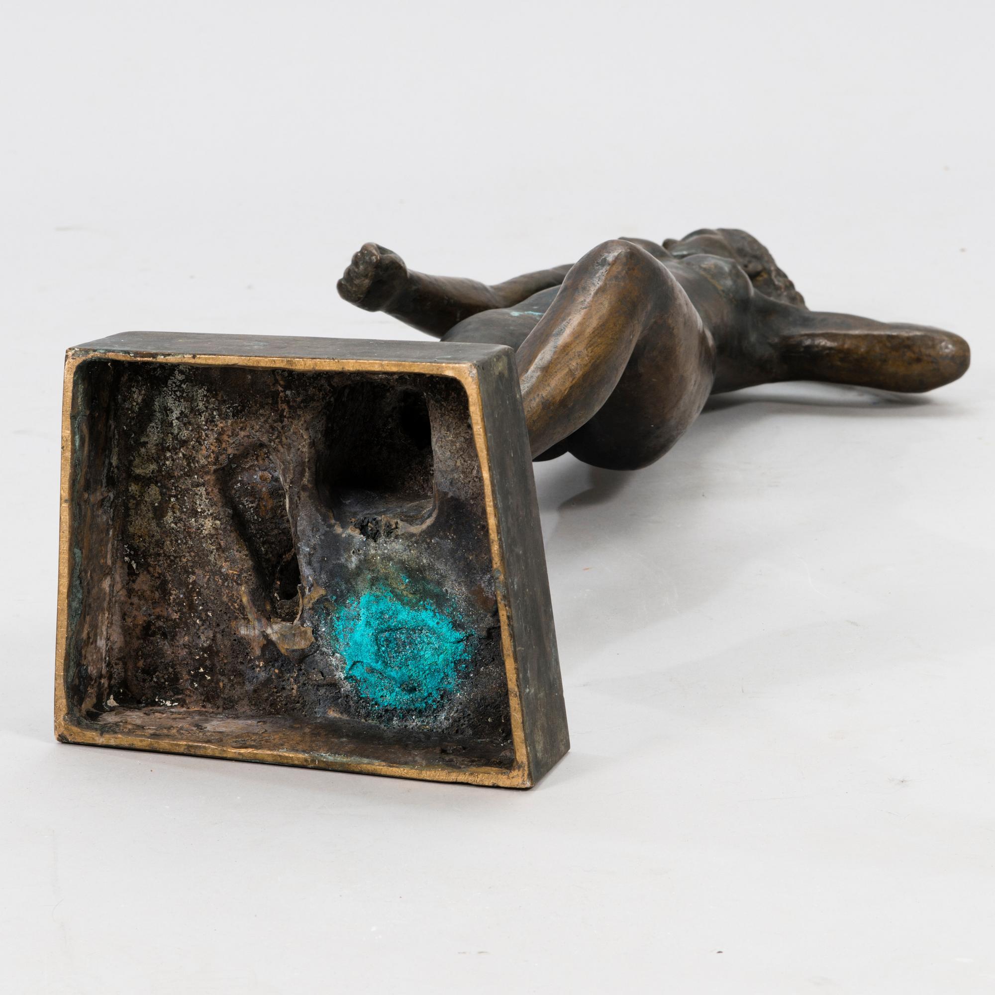 VILJO SAVIKURKI, sculpture, bronze, signed and dated -57.