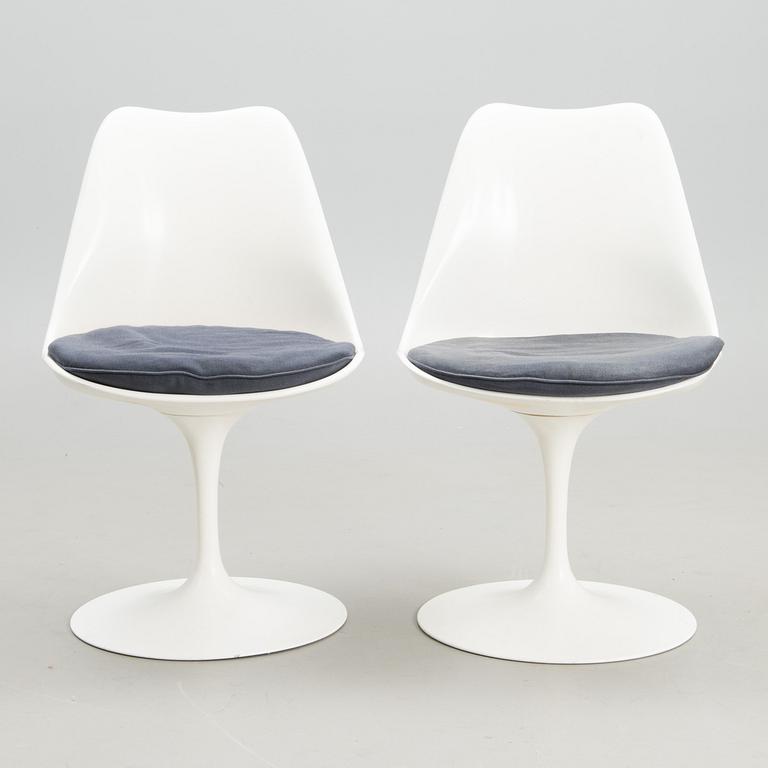 EERO SAARINEN, STOLAR, 4 st, "Tulip", Knoll International 1960-tal.