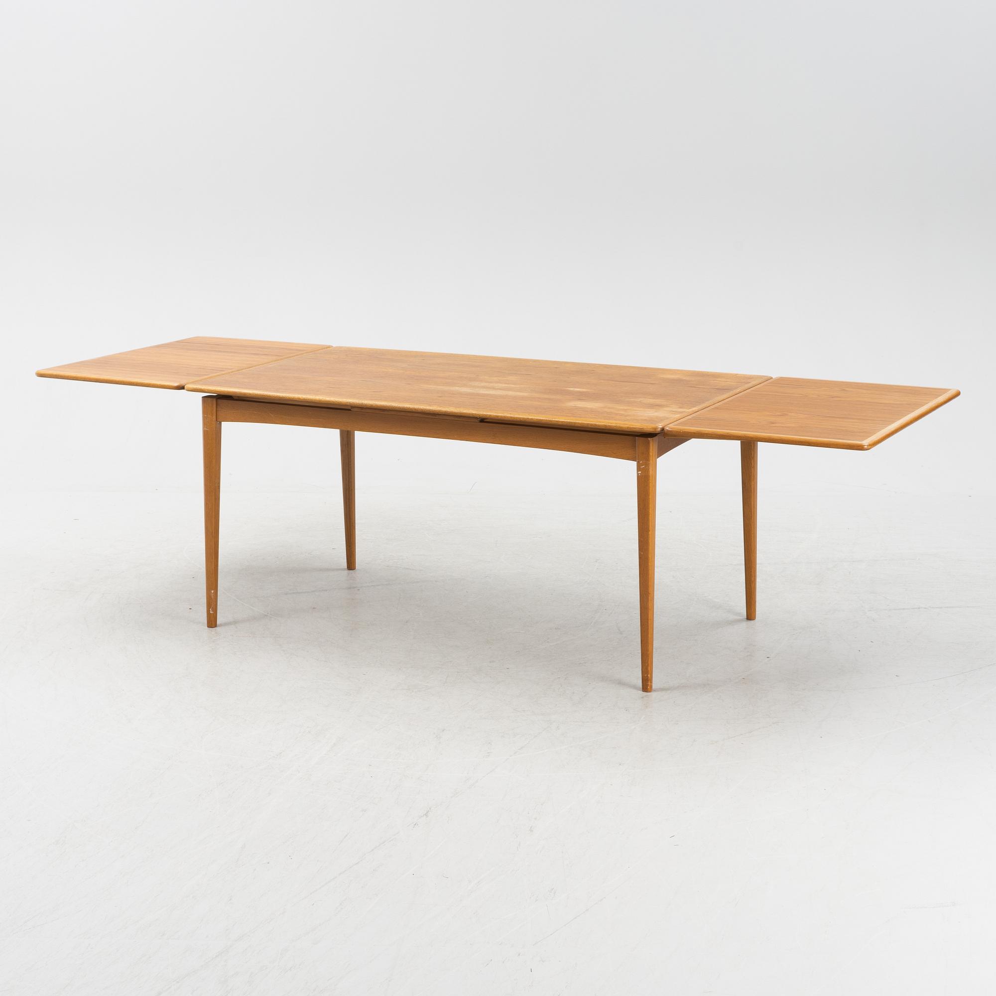 A 7-piece teak dining group, 1960's.
