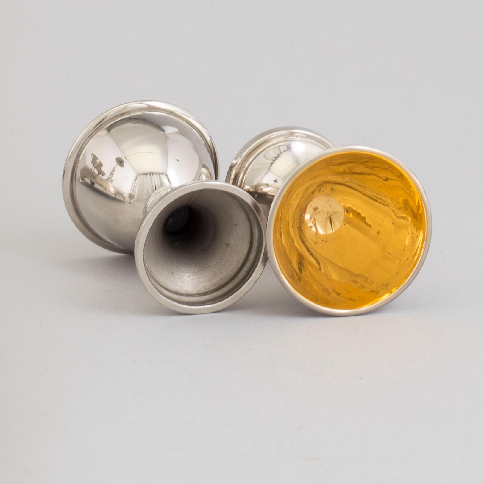 AN EGG CUP STAND, tinplate, fist half of the 20th century.