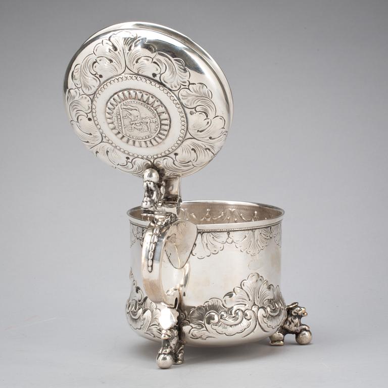 STOP, silver. Barockstil, svenska importstämplar. Ca 990g.