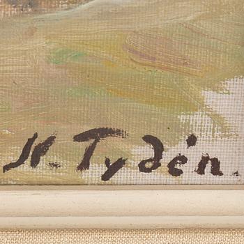 NILS TYDÉN, oil on panel, signed N. Tydén.