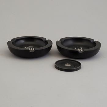a set of seven plastic items from Perstorp and Åsljunga, 1938-55.