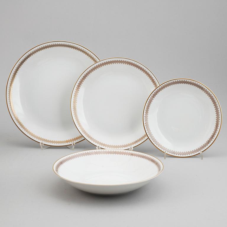 MATSERVIS, 58 delar, porslin, "Elegance", Rörstrand.