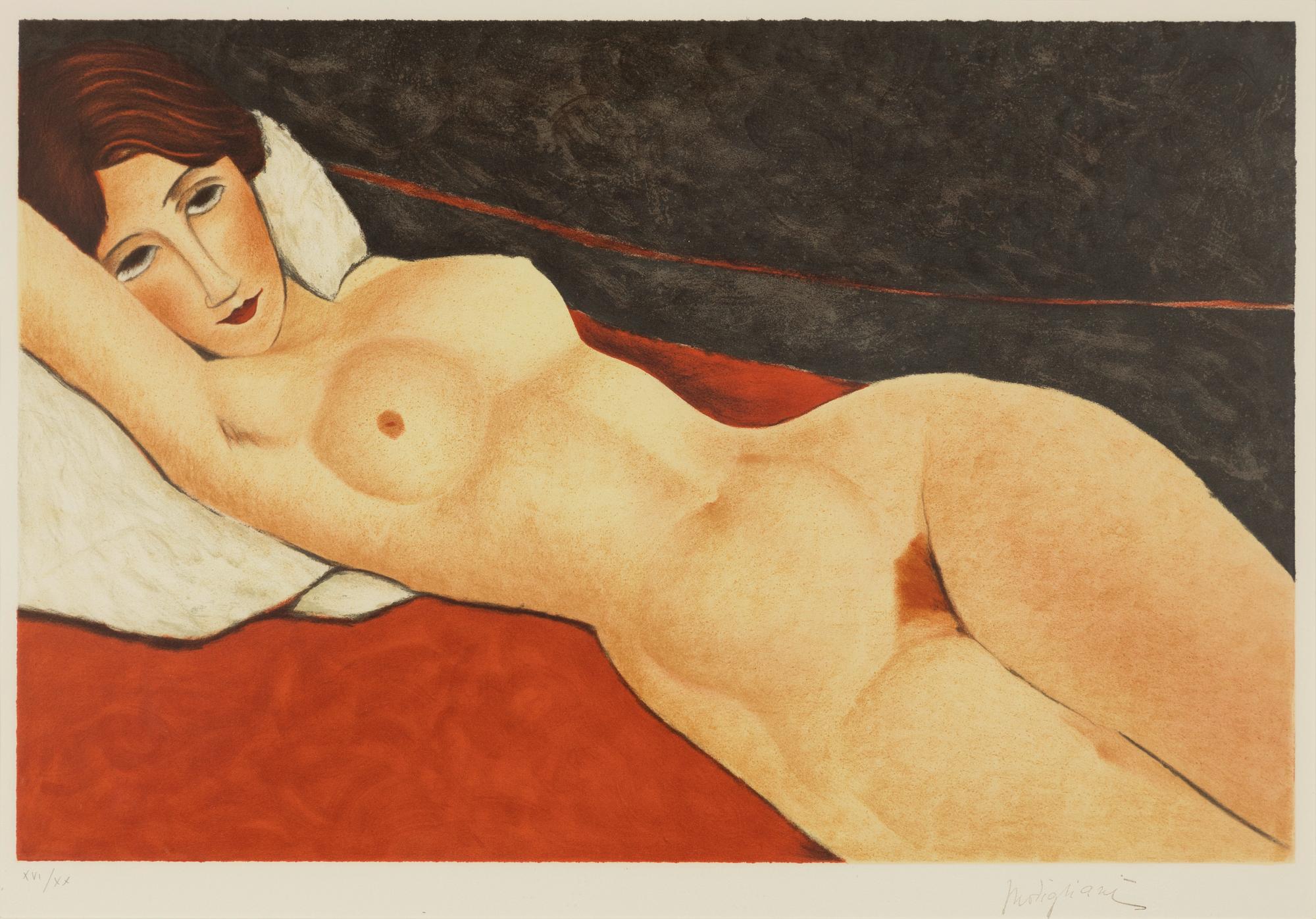Amadeo Modigliani, "Nu Couché".