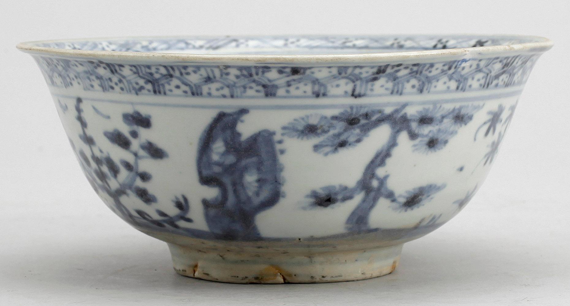 SKÅL, porslin, Kina, Ming dynastin, Wanli (1572-1620).