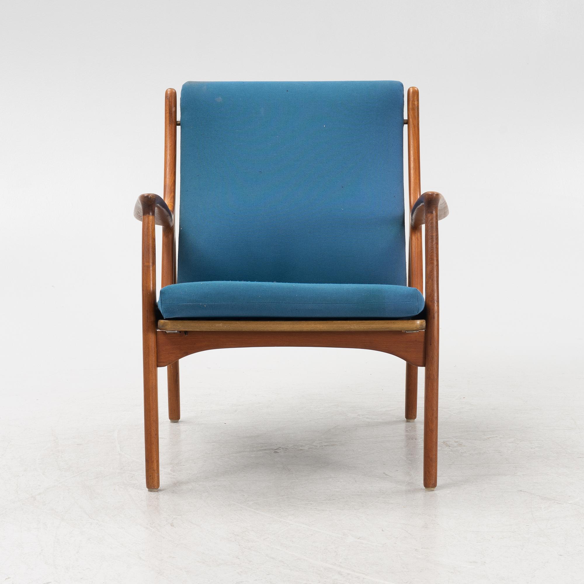 S.A. Andersen, an armchair, Horsnaes, Horsens, Denmark, 1960s.
