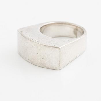 Sigurd Persson, ring, sterling silver, Stockholm 1977.