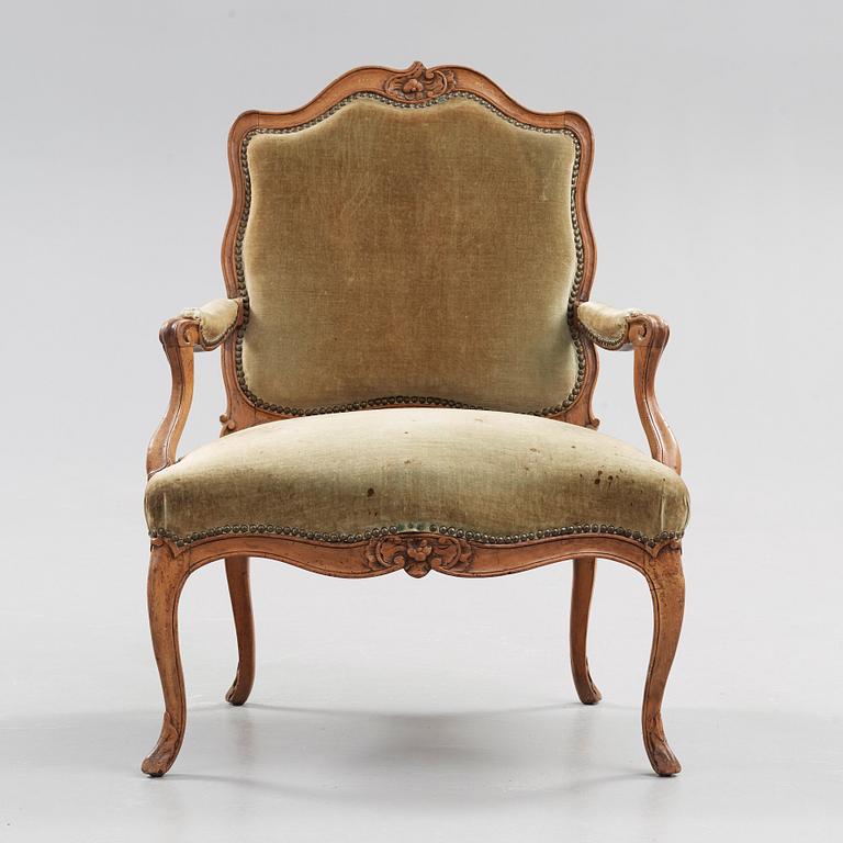 A Louis XV 18th century armchair.