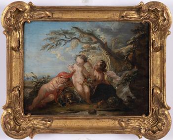 Francois Boucher, circle of, The translation of "Puttis" to English is "Puttis." It appears to be a proper noun or a name that does not have a direct translation.