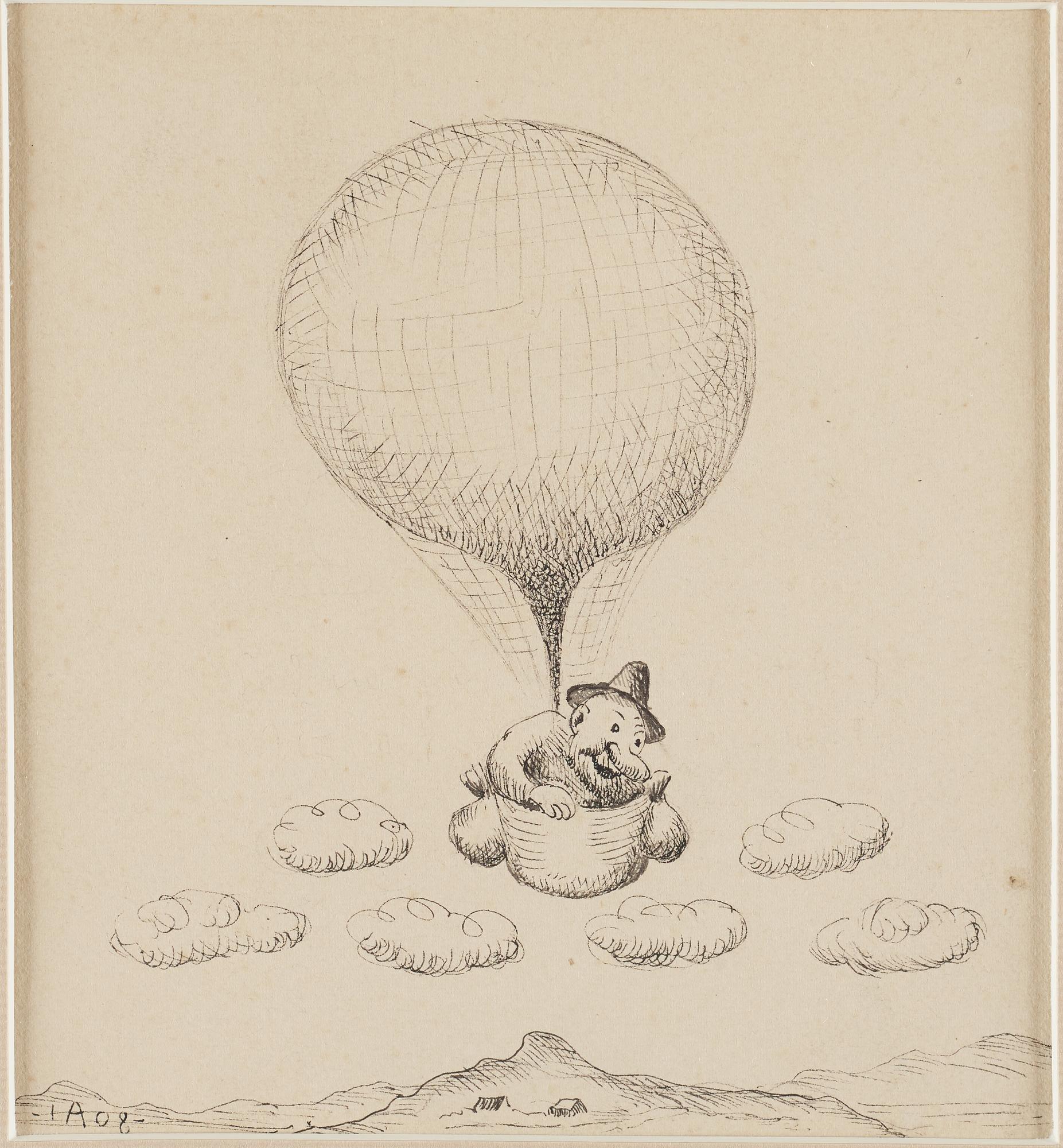Ivar Arosenius, "Ballongresan I".