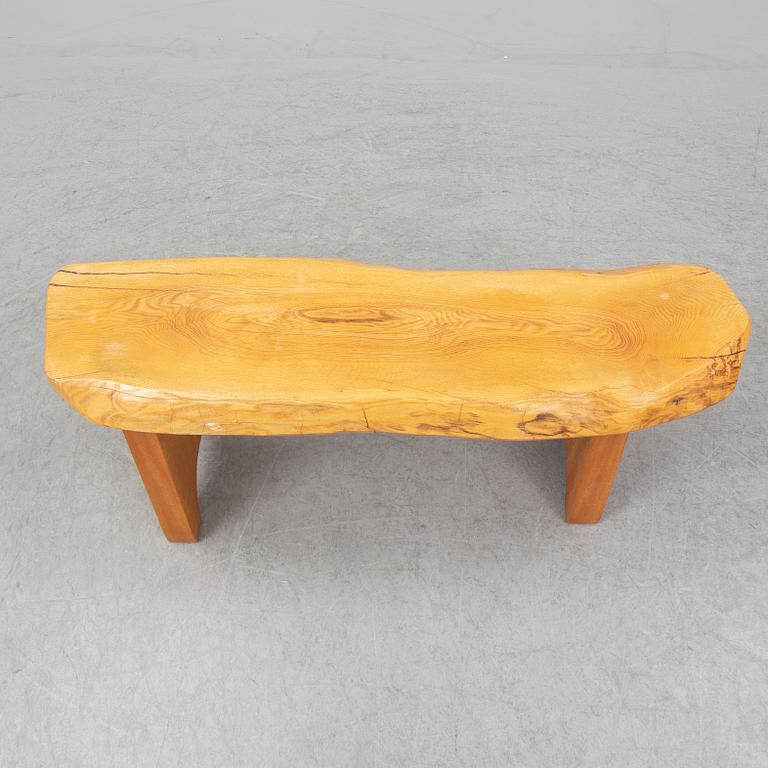 A second half of the 20th Century pine bench.