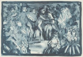 Peter Dahl, lithograph, signed and numbered 31/150.