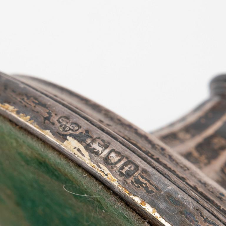 Goldsmiths & Silversmiths Co Ltd, candlesticks a pair, silver London 1901.