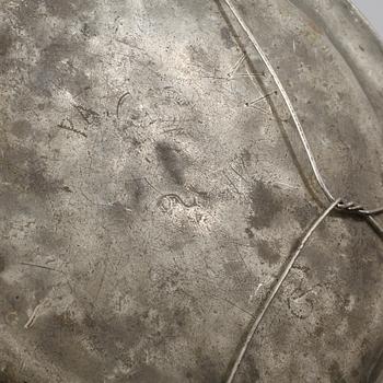 TALLRIKAR, tenn, 8 st, bl.a Erik Magnus Hammarstrand, Falun, 1700-talets slut/ 1800-talets början.