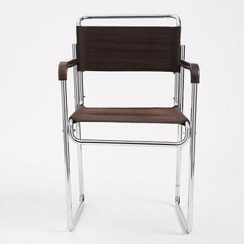 Marcel Breuer, most likely an intermediate version of  model "B-11", Thonet ca 1929-30.