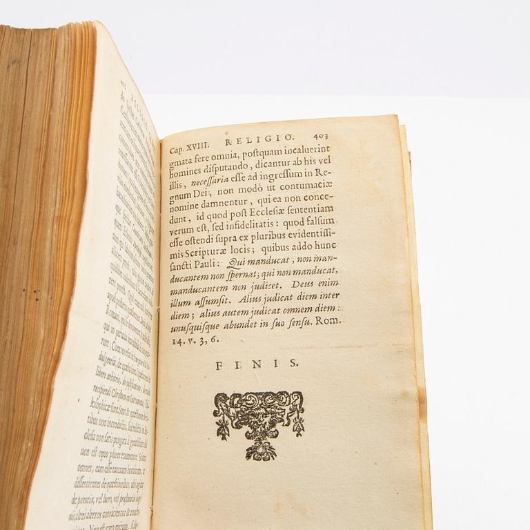 Thomas Hobbes, bok, Elzevier Amsterdam 1669.