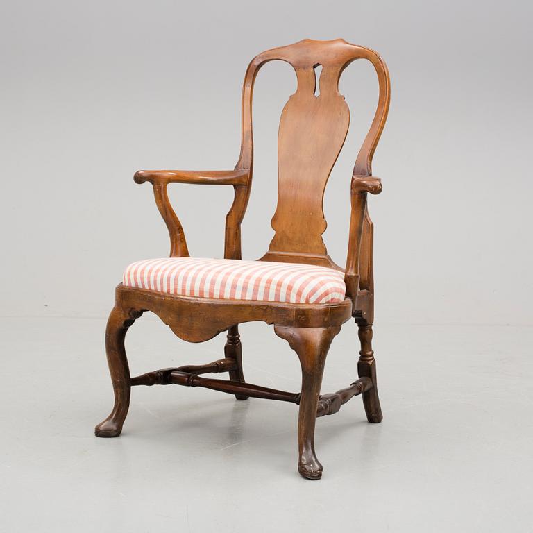 KARMSTOL, rokoko, 1700-tal.