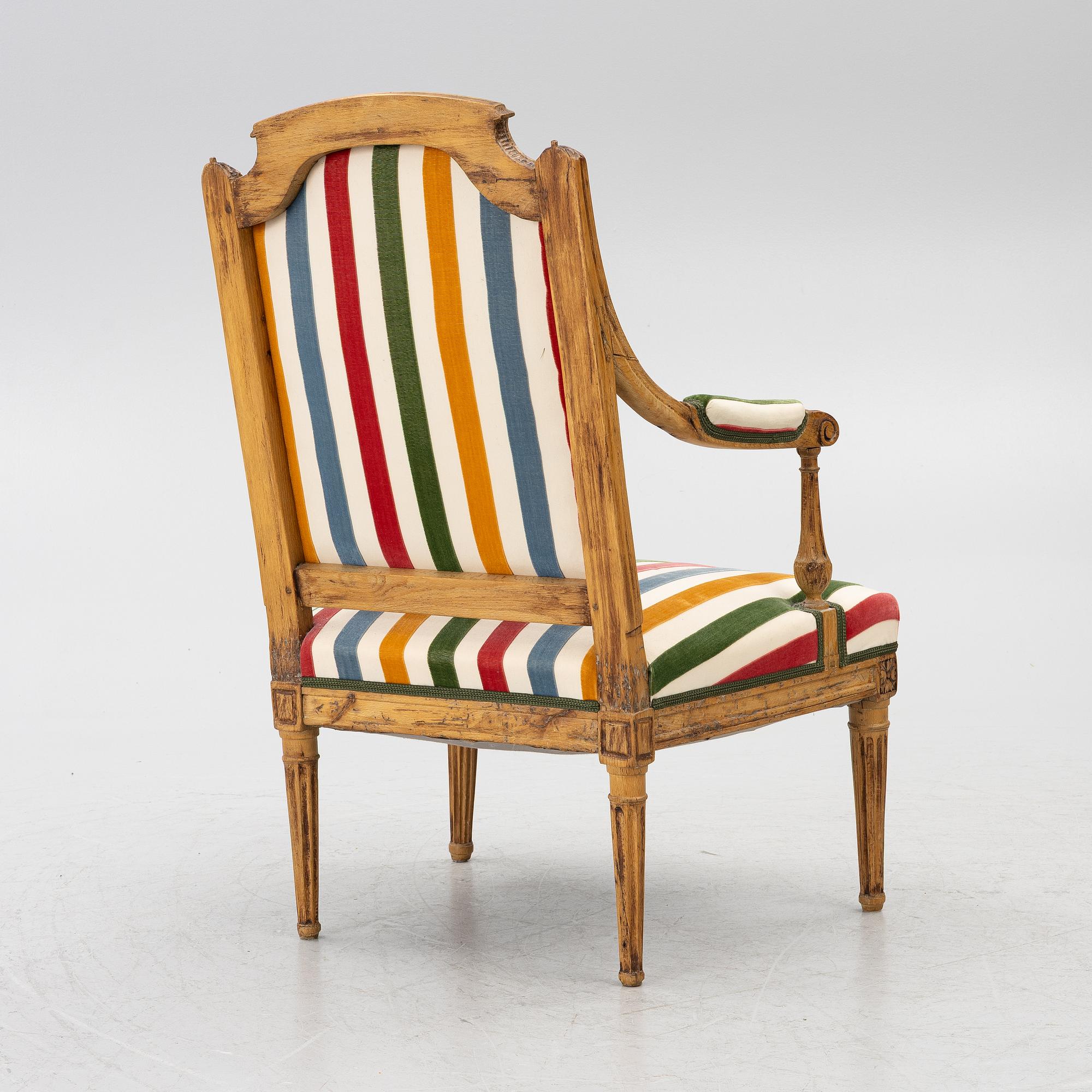 Armchair, Louis XVI, France, 18th century.