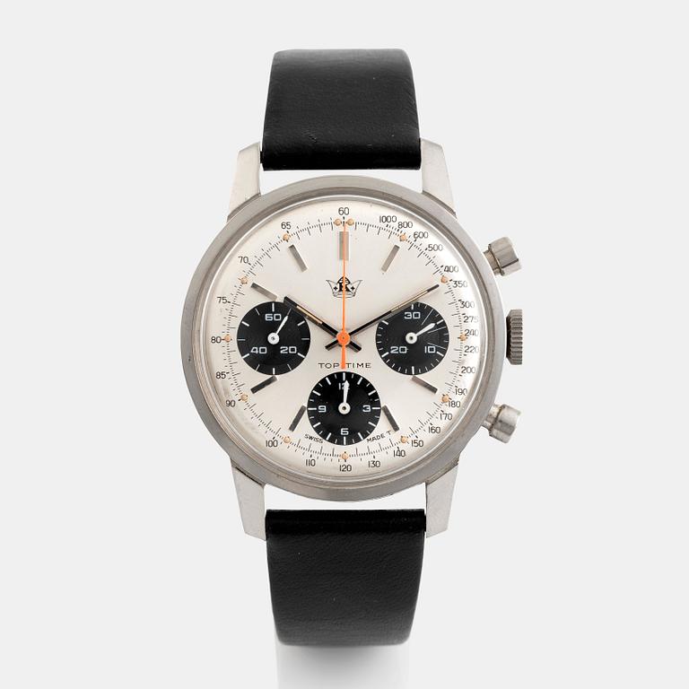 Breitling, Top Time, "Kronometer Stockholm", kronograf, ca 1970.