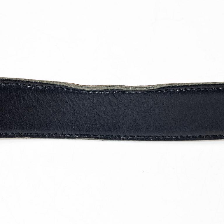 Hermès, Belt, 2 pieces with a buckle.