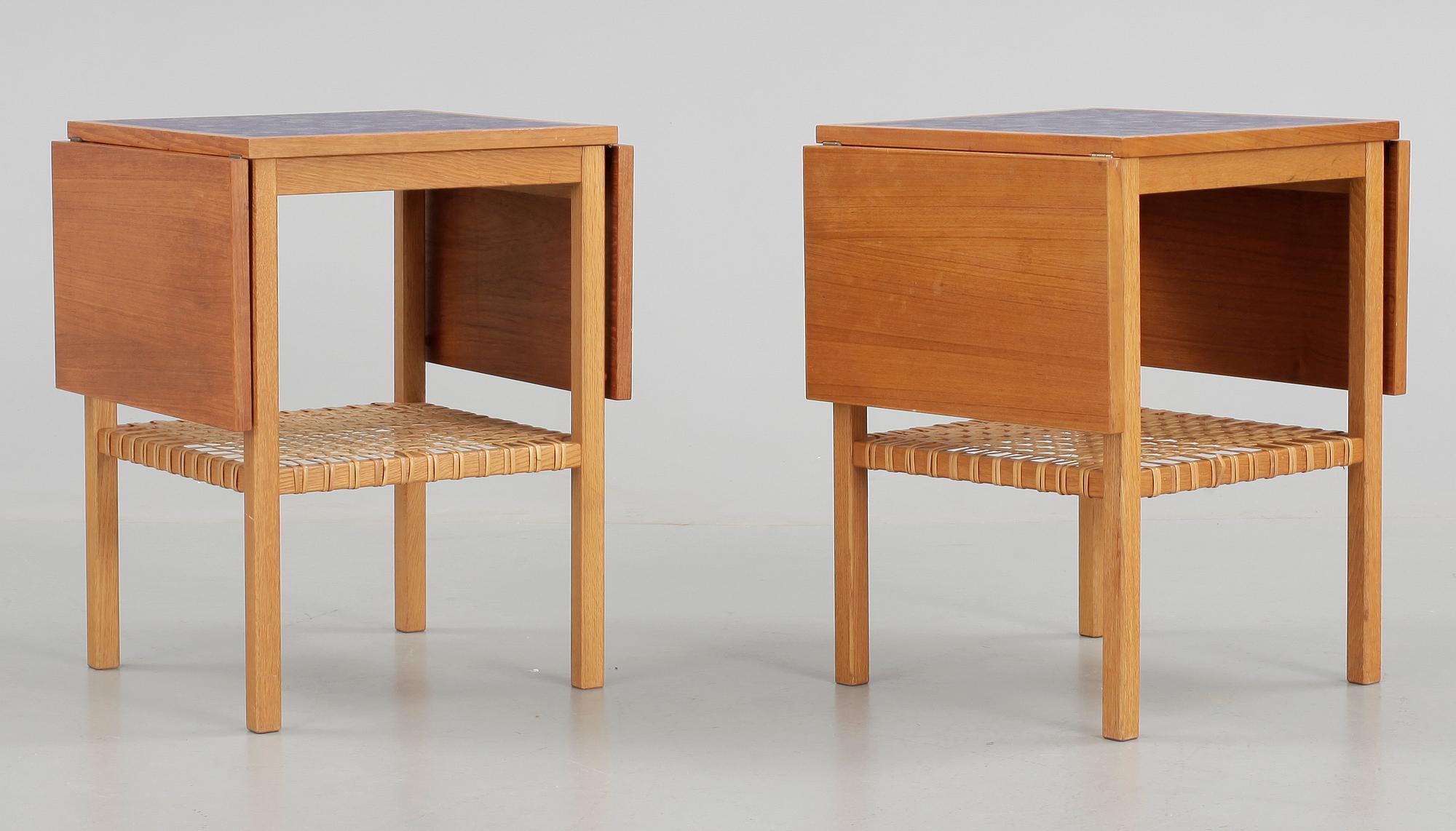 BORD, ett par, möjligen Bertil Fridhagen. 1950/60-tal.