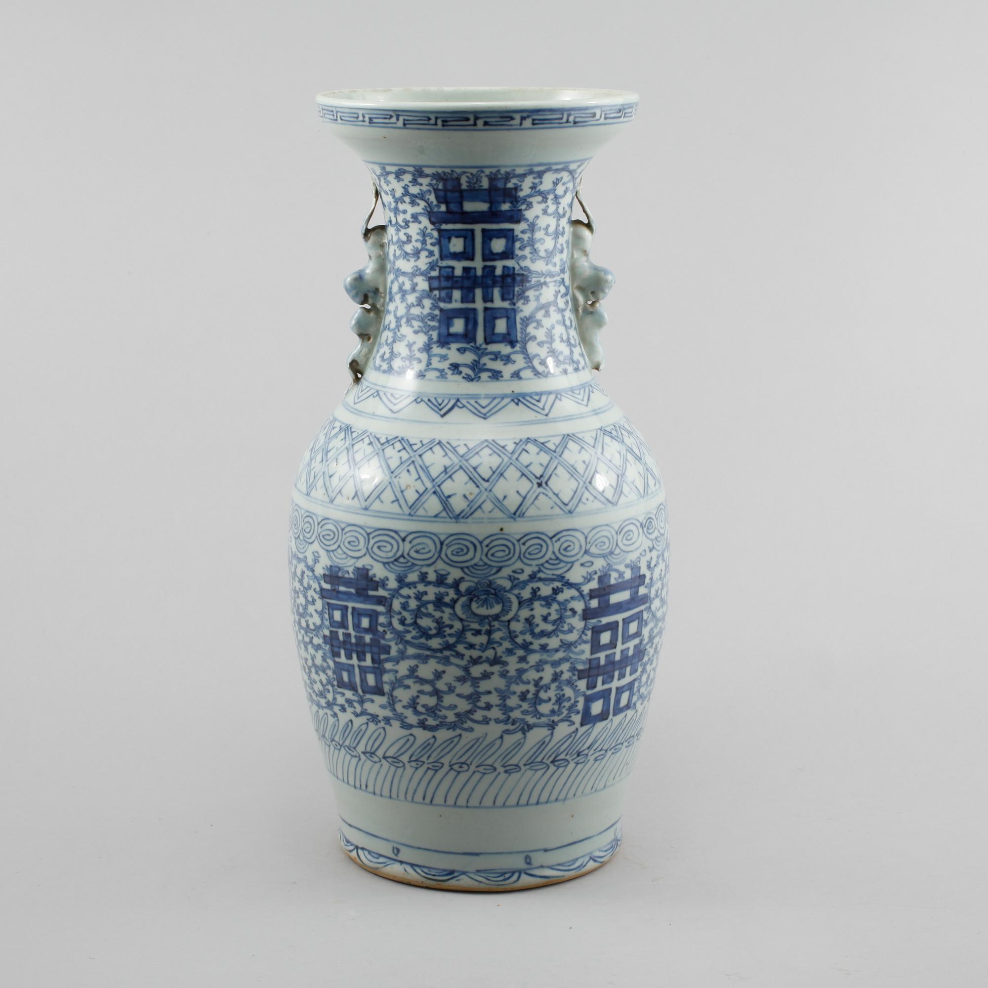URNA, porslin, Kina, 1800/1900-tal.