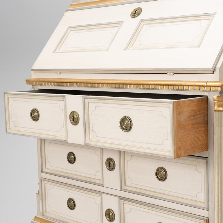 Writing cabinet, Gustavian style, KA Roos, late 20th century.