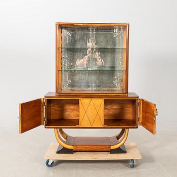 Display cabinet, Art Deco, first half of the 20th century.