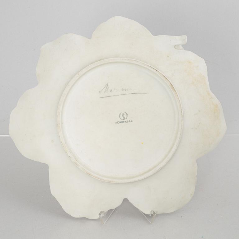 Wilhelm Kåge, fat, 2 st "Carrara", Gustavsberg.